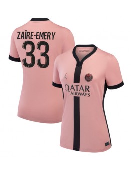 Paris Saint-Germain Warren Zaire-Emery #33 Zenski Rezervni Dres 2024-25 Kratak Rukavima